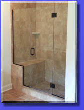 3/8" Oil Rubbed Bronze Frameless Shower Enclosure/Allentown