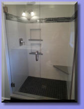 3/8" Frameless Shower Door & Panel/Whitehall PA