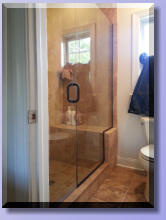 3/8" Oil Rubbed Bronze Frameless Shower Enclosure/Allentown