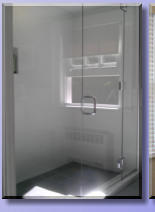 3 Hinge 3/8" Closed Steam Frameless Shower